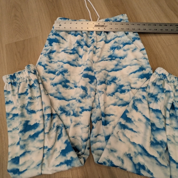 Dressed In Lala Blue Cloud Hoodie Sweatshirt Set Size S - Picture 5 of 7